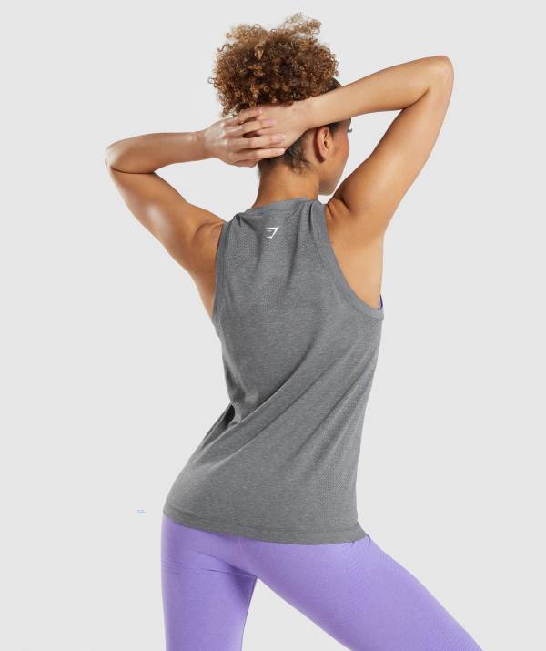 Damske Tielko Gymshark Vital Seamless 2.0 Light Siva | DJ7140398